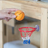 Small Basketball Set – Coordinated Wrist Solid Rubber Elastic Ball, Children’s Exercise Shooting Table Game Toy