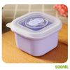 Baby Silicone Food Container – Fruit Snack Box, Breast Milk Storage, Freezer Crisper, Outdoor Fresh Food & Milk Powder Box