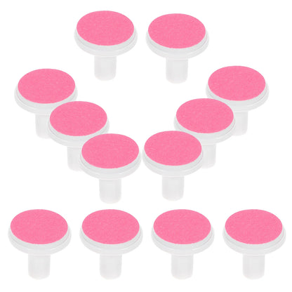 12 PCS Spare Grinding Head Accessories for Electric Baby Nail Polisher – File Pad Tools, Sanding Plastic Infant Pads & Scissors