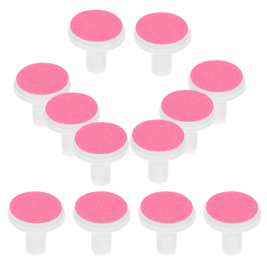 12 PCS Spare Grinding Head Accessories for Electric Baby Nail Polisher – File Pad Tools, Sanding Plastic Infant Pads & Scissors