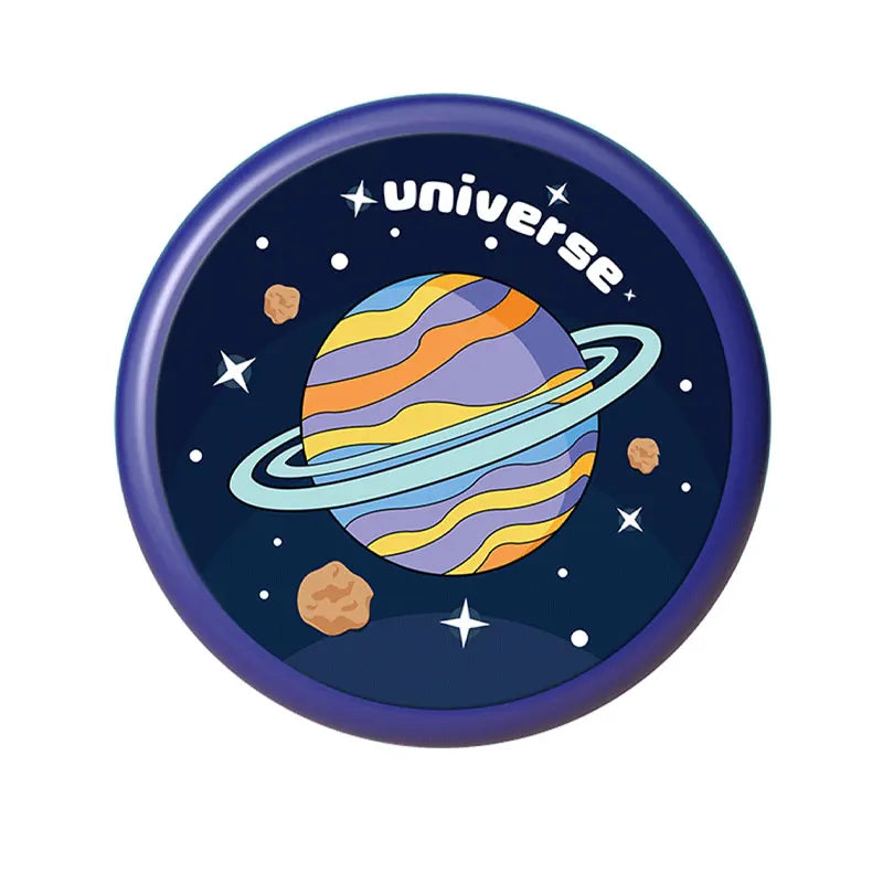 Kids Soft Flying Disc Toy — Cartoon Floppy Disk Design, 8-Inch (20 cm) Soft Plastic Frisbee for Ages 3-12, Parent-Child Interactive Play
