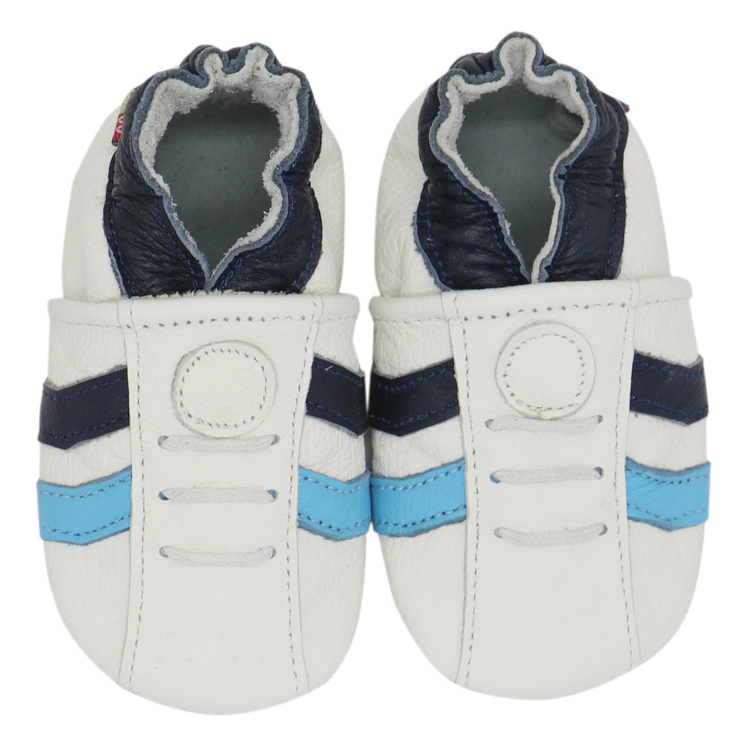 Soft Leather Baby Shoes – First Walkers for Boys & Girls, Skid-Proof Infant Slippers (0-6M to 7-8Y)