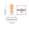 Ravioli Stamp Maker Cutter Set with Roller Wheel Wooden Handle for Pasta and Dumplings