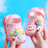 Summer Kids’ Sandals – Cartoon Design Hole Shoes, Soft Anti-Skid Slippers for Boys & Girls, Beach Baby Shoes