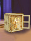 3D Wooden Castle Puzzle Kit with LED Night Light — DIY Desk Decor Gift for Teens, Kids & Women