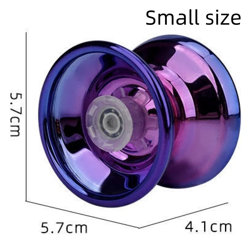 Professional Aluminum Metal Yoyo - Beginner-Friendly Yo-Yo for Kids and Adults with Accessories