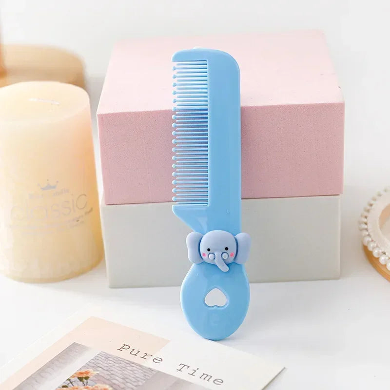 2023 New Children’s Small Anti-Screw Hair Brush Comb - Cartoon Mini Portable Untangling Bangs Round Tooth Hairbrush for Girls