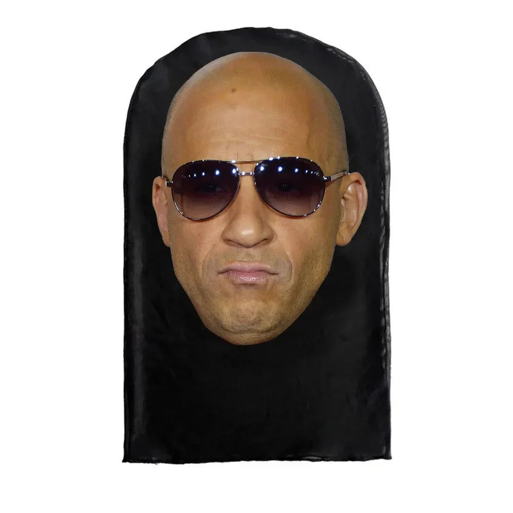 3D Printed Kanye-Style Elastic Mesh Full-Face Balaclava Mask – Unisex Cosplay & Hip Hop Headwear (1-Pack)