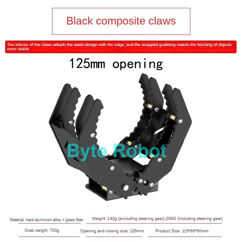Robot Mechanical Arm for Arduino, DIY Kit for FORUNO/ESP32, Programmable UNO/ESP32 Robot Kit