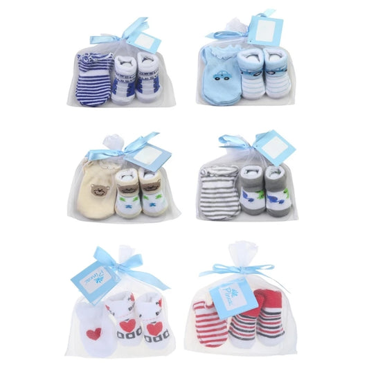 Baby Boy Socks & Gloves Set - Prevent Scratch, Hands & Feet Warm | Soft, Breathable Cartoon Cute Fashion for Newborn Boys | Autumn & Winter
