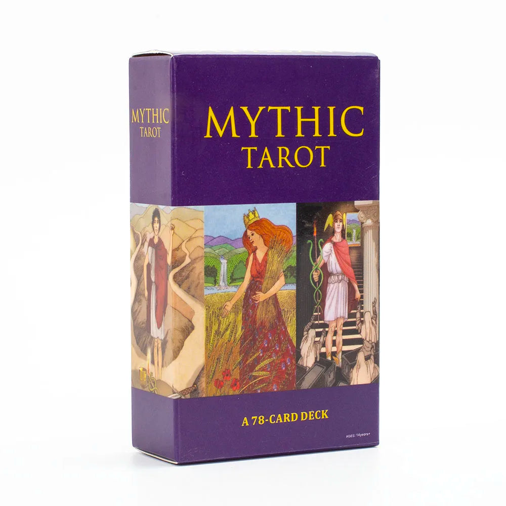 Kitten Tarot Deck (78 Pieces, Cute Black & White, Beginner Version, Fortune Telling Kit)