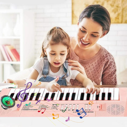 37 Keys Kids Electronic Piano Organ Keyboard with Microphone – Educational Toys, Musical Instrument, Perfect Gift for Children (Boys & Girls)
