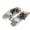 5 DOF Robotic Hand, Humanoid Metal Manipulator Arm with Servos, Left/Right Hand for Arduino, Programmable Robot Kit