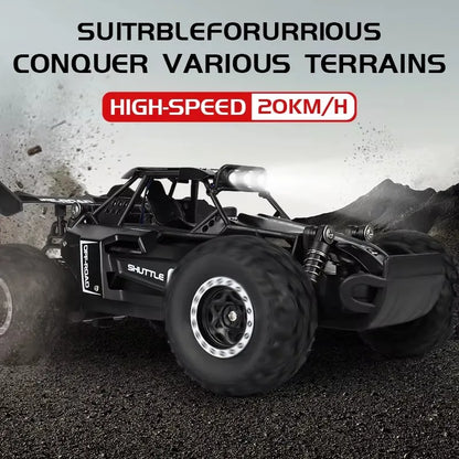 1:16 RC Drift Racing Car Off-Road Alloy Vehicle with 2.4G Remote and LED Lights