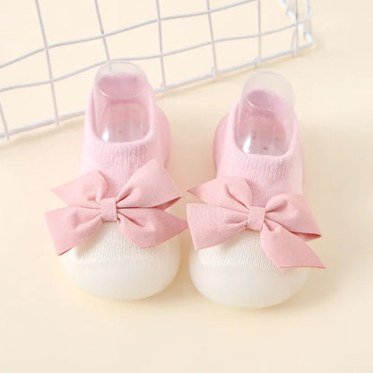 Baby Socks Shoes – Cute Cartoon Boy & Girl Infant Shoes, Soft Rubber Sole First Walker Booties for Toddlers