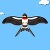 New Fashion High Quality Fishing Rod Kite – Cartoon Miniature Parrot, Eagle, Swallow Kite for Children, Dynamic Kite Toy