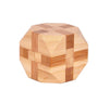 Kong Ming Lock 3D Wooden Brain Teaser Puzzle Interlocking Burr IQ Game for Adults & Kids