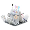 Baby Bottle Drying Rack – Nipple & Bottle Drainer Storage Holder with Tray