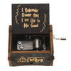 Retro Hand Crank Wooden Music Box Elegant Desktop Musical Box Kids Birthday Festival Gift Vintage Home Craft Ornament