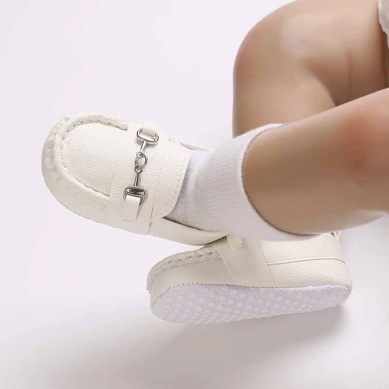 Casual Slip-On Loafer Shoes for Baby Boys – Lightweight Non-Slip Flat Shoes for Indoor & Outdoor Walking