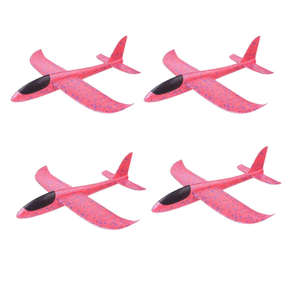 Large Foam Plane Glider 36 cm (14.17 in) and 48 cm (18.9 in) Hand Throw Airplane Outdoor Kids Toy Gift