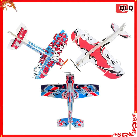 3D Mercury Fixed-Wing Aerobatic RC Airplane – DIY Remote Control Flying Plane Kit