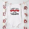 “Mommy and Daddy’s Little Valentine” – Cute Baby Romper, Newborn Long Sleeve Bodysuit, Valentine’s Day Toddler Jumpsuit