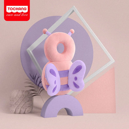 1-3 Year Baby Safety Head Protector – Plush Cartoon Cushion Backpack with Soft PP Cotton for Toddlers