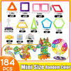 64-184PCS Kids Magnetic Building Blocks Mini Size STEM Construction Set