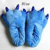 Funny Animal Plush Indoor Slippers for Women — Warm Soft Paw, Monster & Dinosaur Claw Slip-On with Rubber Sole