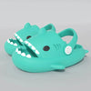 Crestar Girls’ & Boys’ Shark Pattern Slippers – Cute Cartoon Home Slippers, Non-Slip Soft Sandals, Kids’ Outdoor Beach Slides