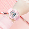 YIKAZE Kids Fashion Luminous Waterproof Alarm Clock Watch for Boys and Girls Student Smart Electronic Gift
