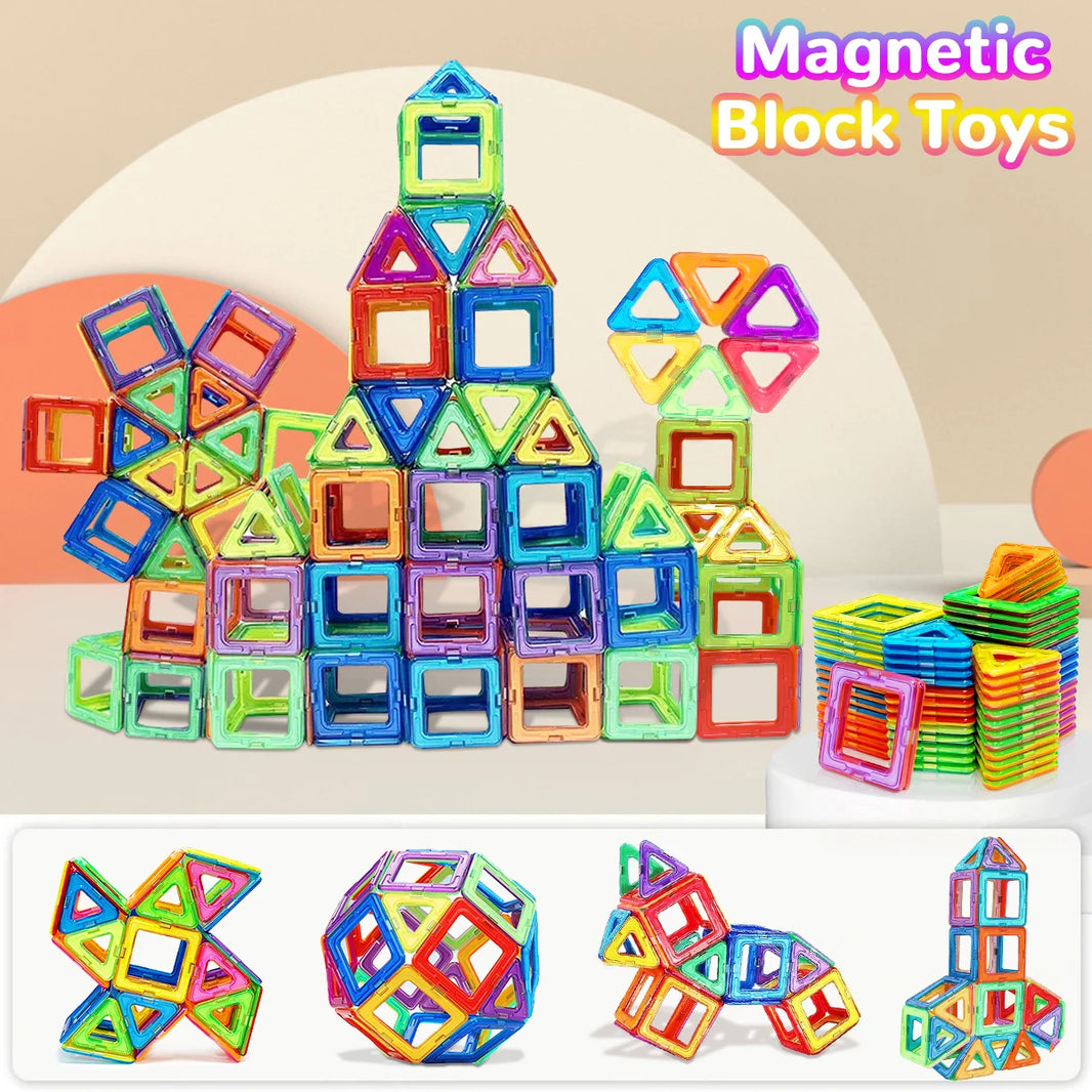 Magnetic Building Blocks Medium Size DIY STEM Construction Toy