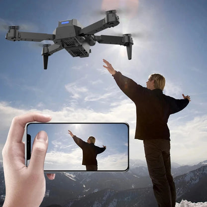 E88 Professional Foldable RC Drone – 4K HD Wide-Angle Camera WiFi FPV Quadcopter