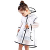 Kids Kids Waterproof Clear Rain Poncho Raincoat