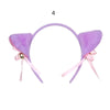 Plush Animal Ears Headband – Cartoon Dog Zebra Tiger Hairband, One Size for Kids & Adults, Cosplay Party Accessory