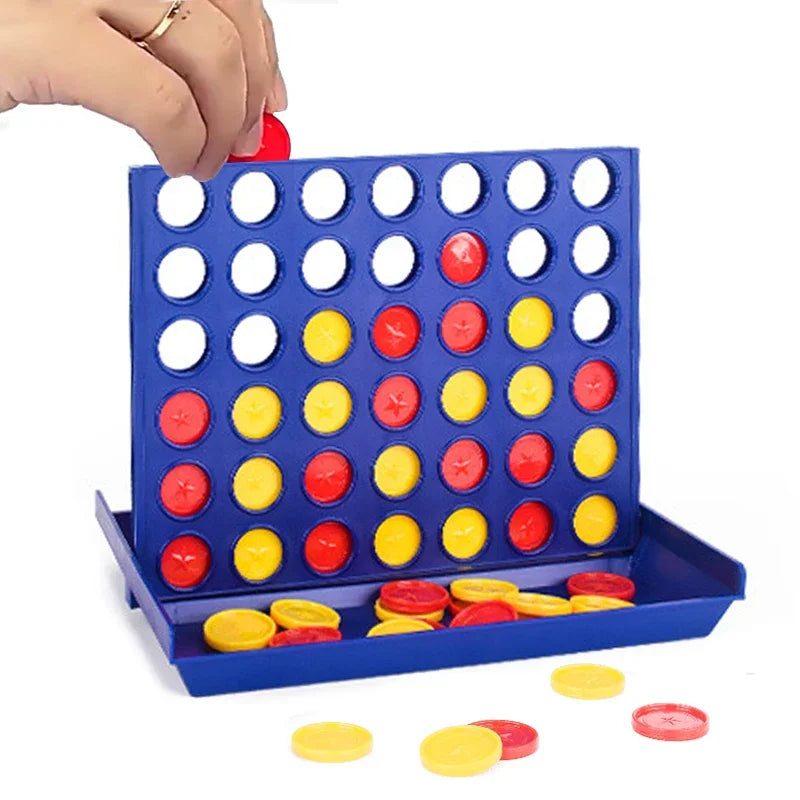 Four in a Row Bingo Chess - Classic Connect Family Board Game, Educational Toy for Kids