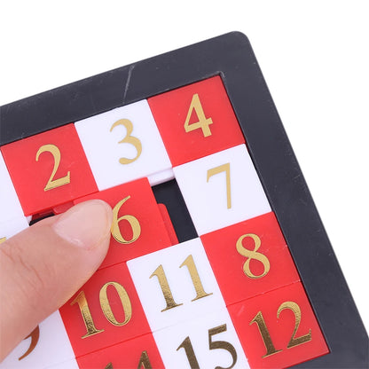1PC 1–15 Number Slide Puzzle – Brain Exercise Game for Kids’ Educational Development