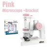 60-200X Pocket Microscope for Kids with LED Light - Portable Handheld Mini STEM Science Microscope