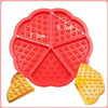 DIY Cute Round Waffle Food-Grade Silicone Mold for Chocolate, Candles and Baking