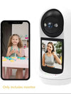 Mini WiFi Dome Security Camera 1080P HD – Night Vision, Motion Tracking, Two-Way Audio, IP66 Weatherproof