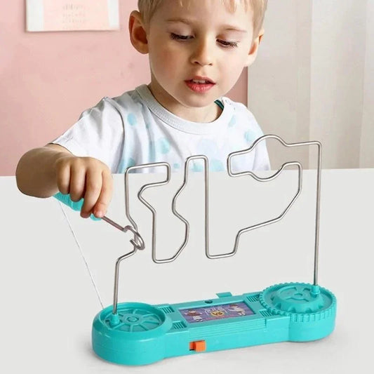 Kids Collision Electric Shock Toy - Educational Electric Touch Maze Game - Party Funny Game - Science Experiment Toy for Children Gift