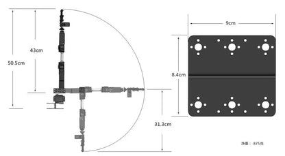 360° 6 DOF Robot Metal Alloy Mechanical Arm Claw Kit MG996R for Arduino, Robotics Educational Kit, PS2 Programmable Toy