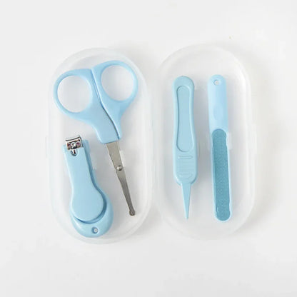 4pcs/set Baby Nail Clipper Set, Children Kids Nail Cutter Scissors, Files Small Nail Trimmer, Baby Nails Care Tools