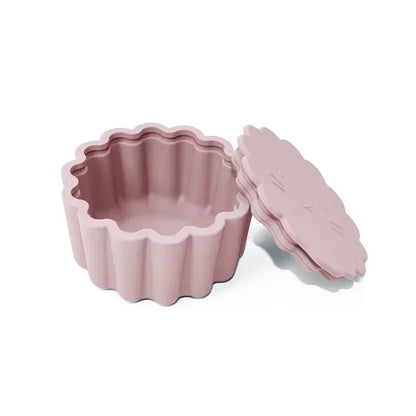 WOLIFE Baby Food Storage Box – Portable Snack Storage Box, Edible Grade Silicone Snack Cups, Travel Tableware Accessories for Kids