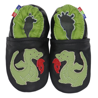 Carozoo Baby Shoes – Leather Children Slippers, Prewalker First Walking Shoes for Newborn Boys & Girls
