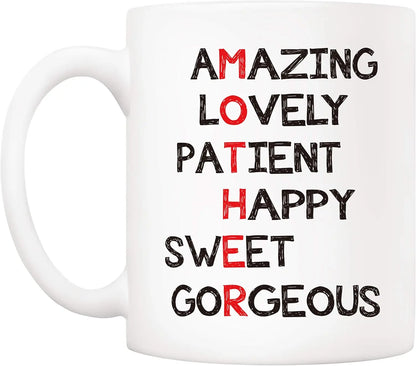 Funny 'Definition of Mother' Coffee Mug for Mom - 11 oz (320 ml) Ceramic Gift from Kids for Mother's Day, Birthday & Christmas