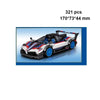 MOC Speed Racing Car Building Blocks Set — Small Studded Sports Car Garage Toy