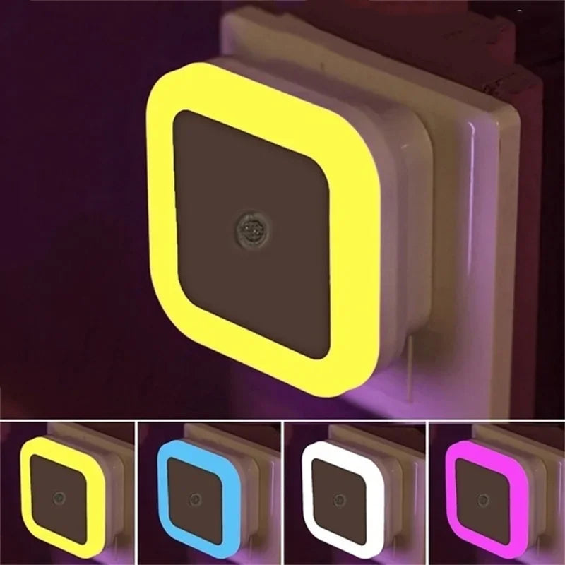 Wireless LED Night Light Sensor Mini EU/US Plug for Kids Room Bedroom Living Room Decoration