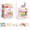Children's Colored Clay Toy Tool Set - Creative DIY Handmade Noodle, Burger, and Ice Cream Machine Mold